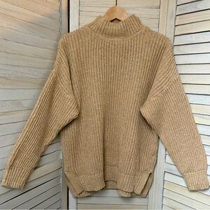 Able Rose Slouchy Mock Neck Sweater